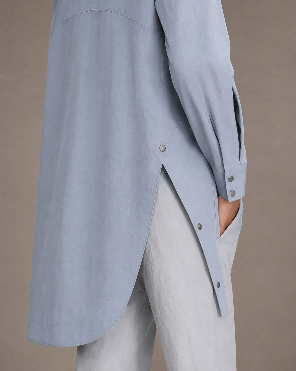 Serein Split-Sleeve Utility Shirt