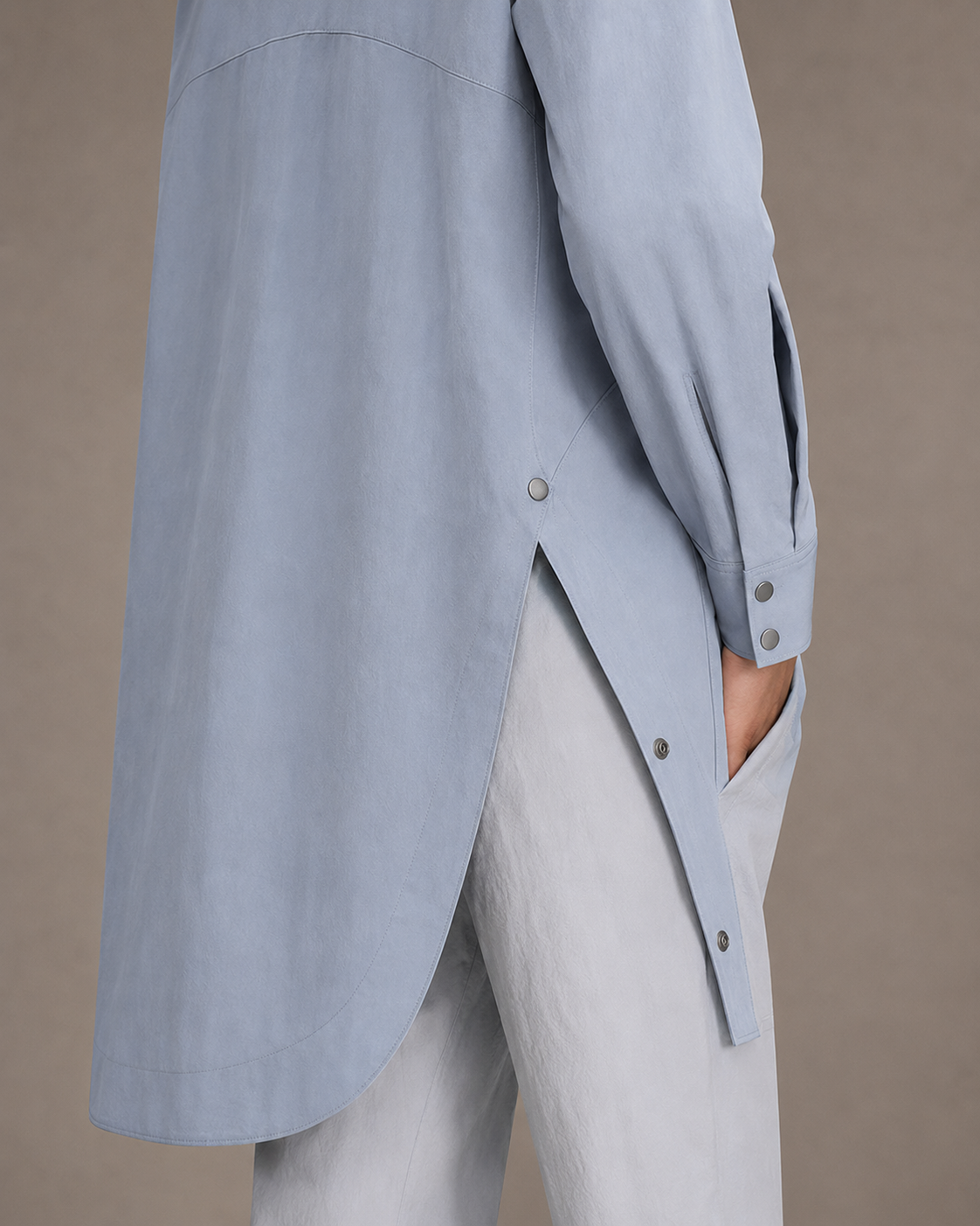 Serein Split-Sleeve Utility Shirt