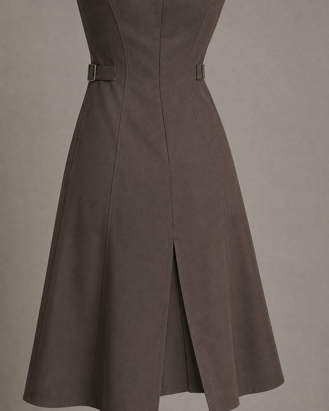 Riven Fold Utility Midi Dress