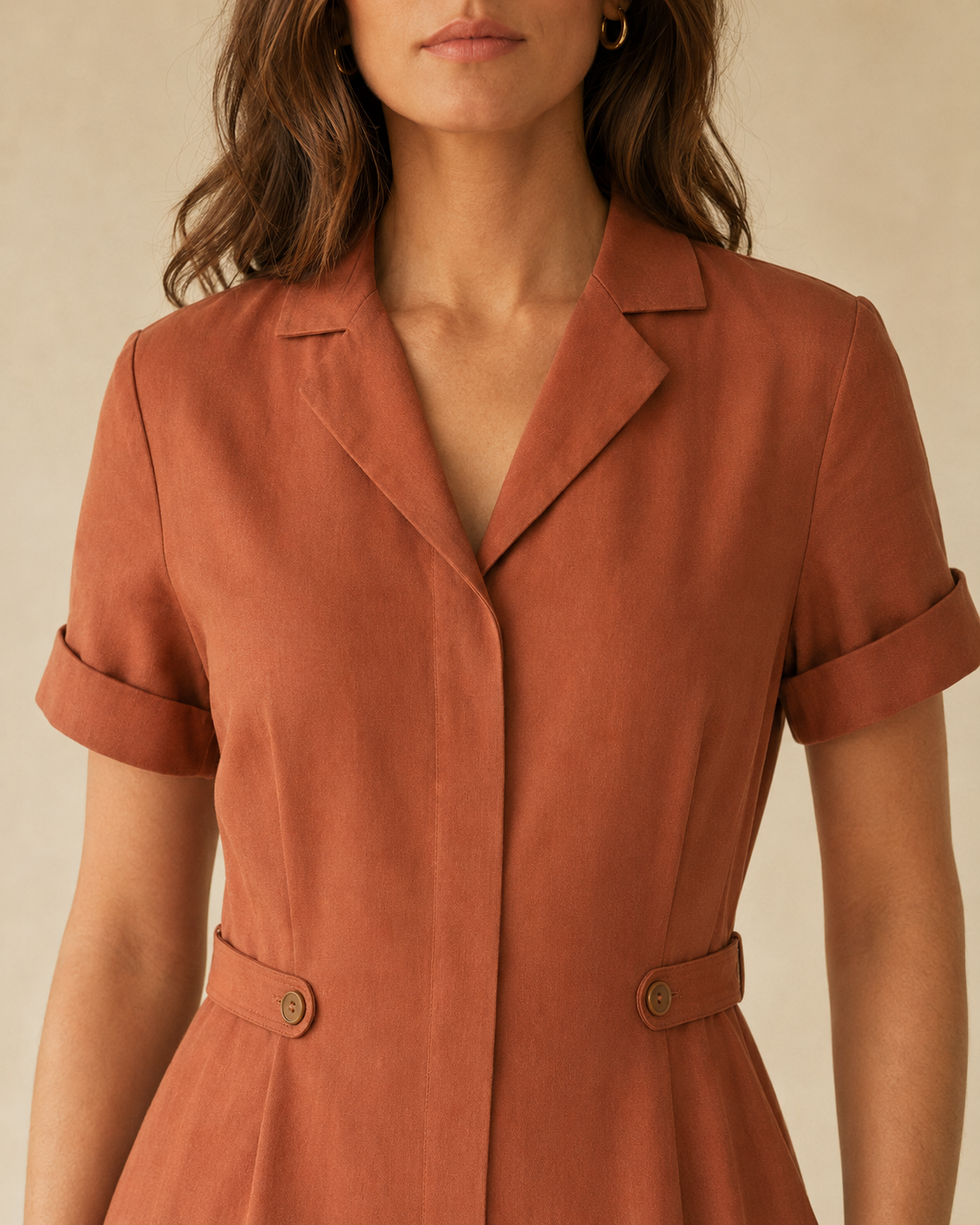 Rowan Tailored Shirt Midi Dress