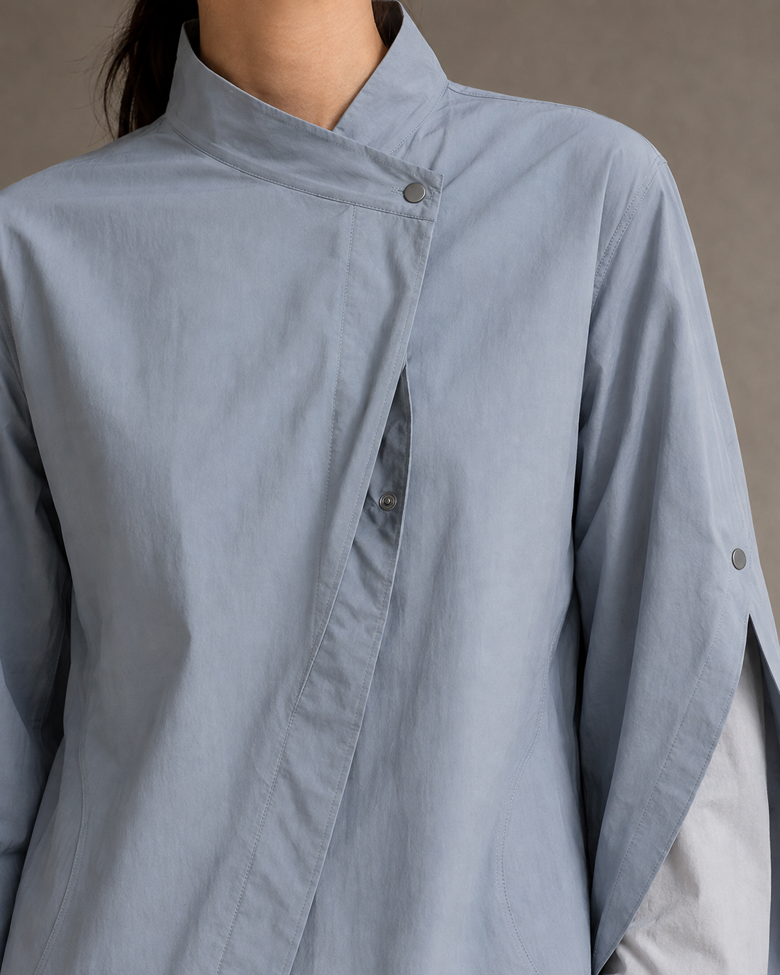 Serein Split-Sleeve Utility Shirt