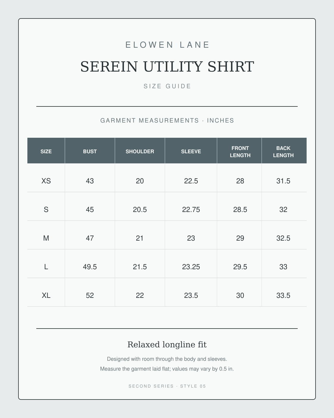 Serein Split-Sleeve Utility Shirt
